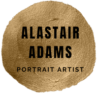 Alastair Adams portrait artist logo branding