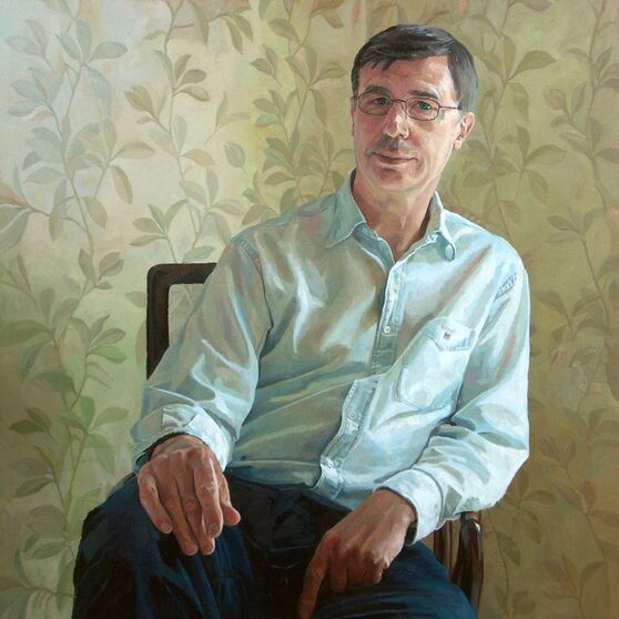 oil painted portrait, Vice-Chancellor, university painted by artist Alastair Adams, Steve Smith, University of Exeter, men, male